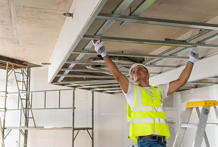 Portée maximum d'un plafond autoportant M48