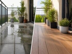 eau stagnante sur balcon amenagement sol alternatif