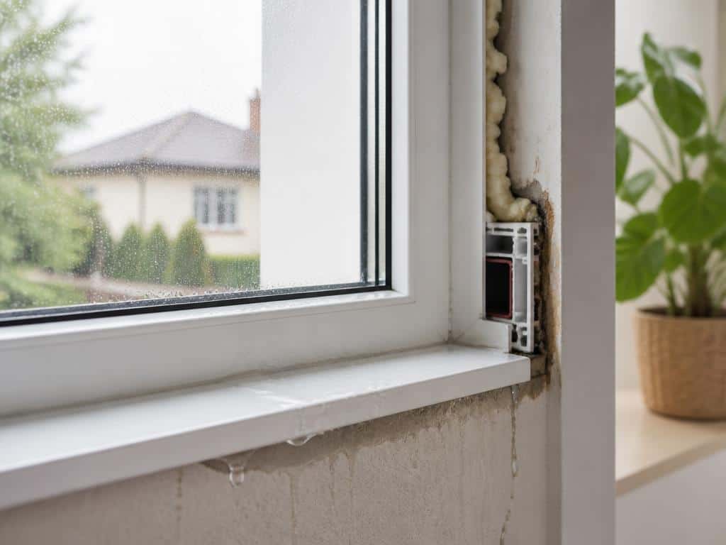 fuite sur fenetre pvc