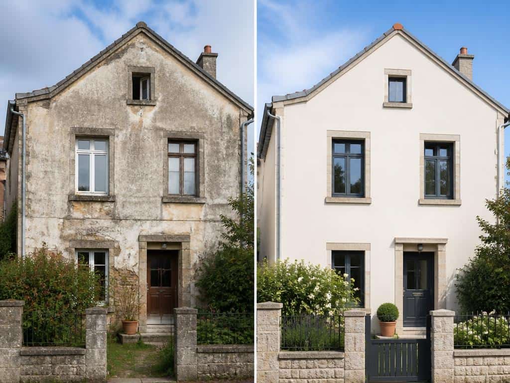 ravalement facade avantapres
