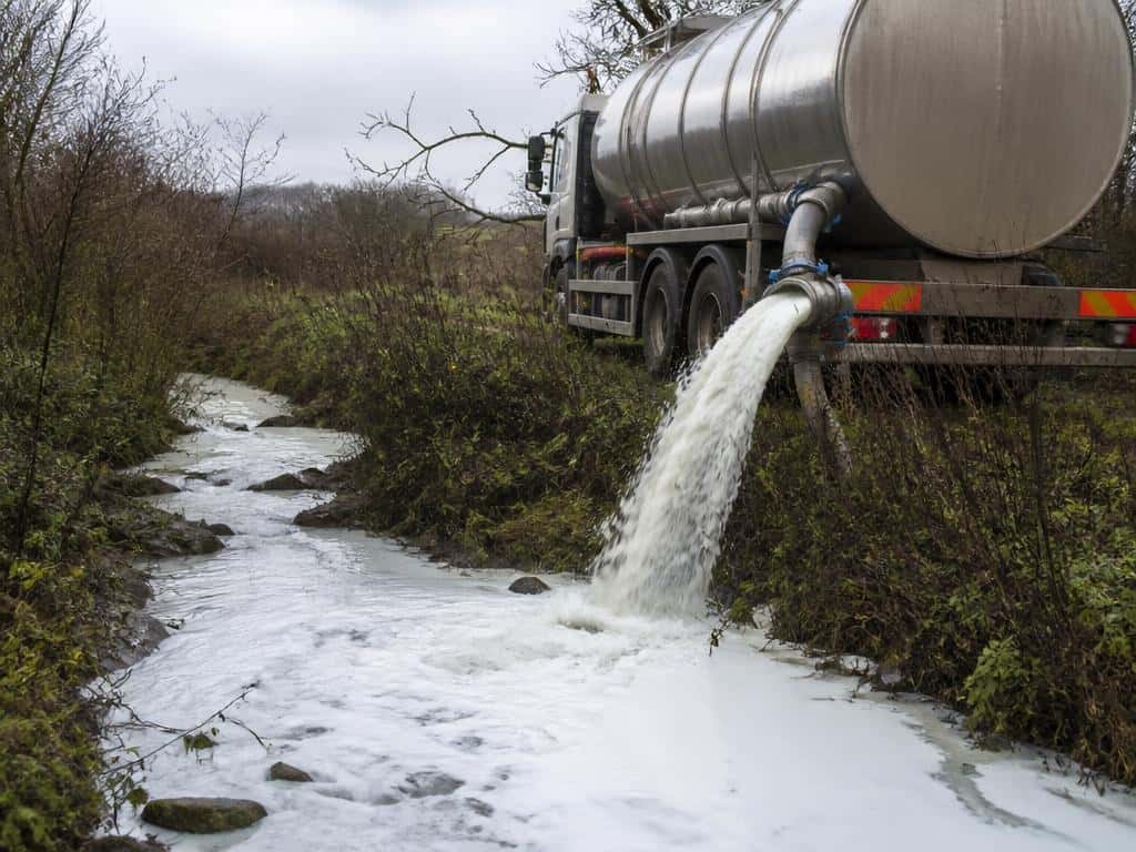 Scène spectaculaire en région verviétoise : la laiterie de Walhorn victime d’une fuite de… 150 000 litres de lait, un ruisseau vire au blanc !