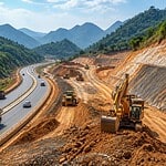 Les travaux de construction de l'autoroute Hoa Binh - Moc Chau s'accélèrent, en attendant le financement de son élargissement à 4 voies