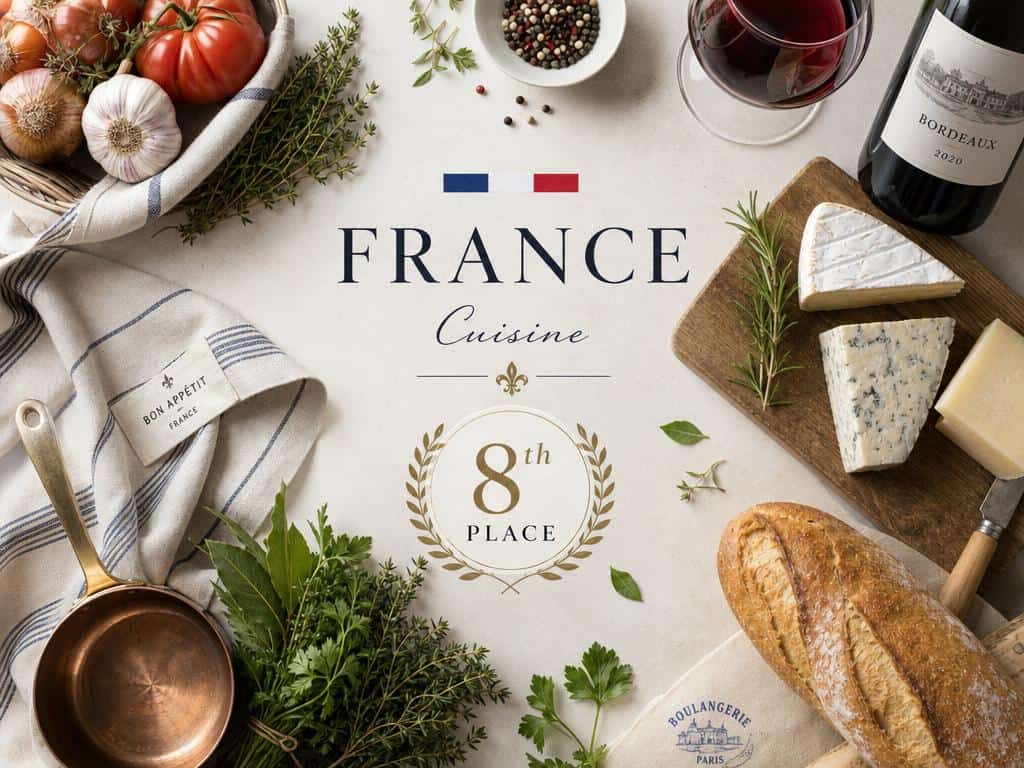Top 10 gastronomie mondiale 2025