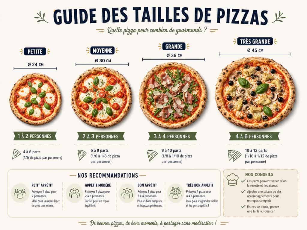 tailles pizza dominos