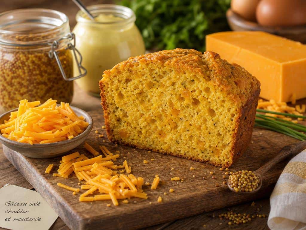 recette cake knacki moutarde