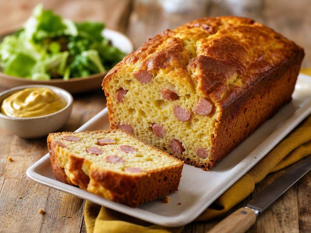 cake knacki moutarde