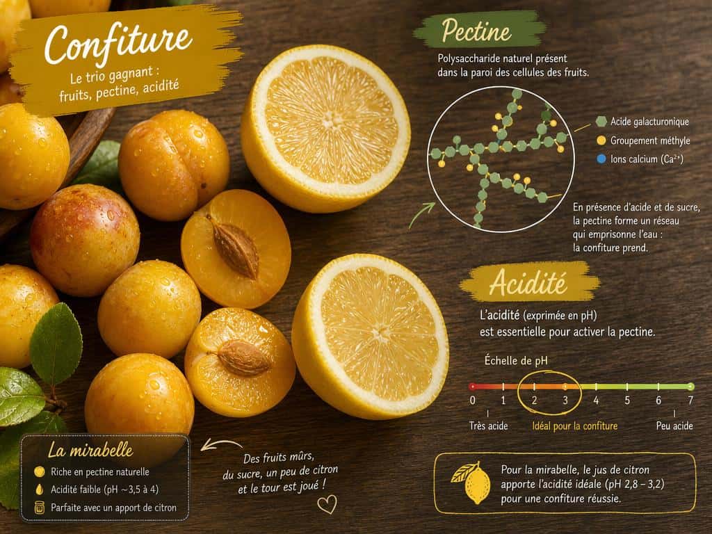 confiture de mirabelles pas trop sucrée thermomix