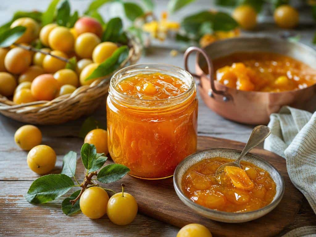 confiture de mirabelles pas trop sucrée