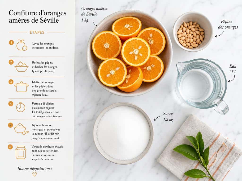 Comment enlever l'amertume de la confiture d'oranges amères ? Recette anglaise confiture orange amère