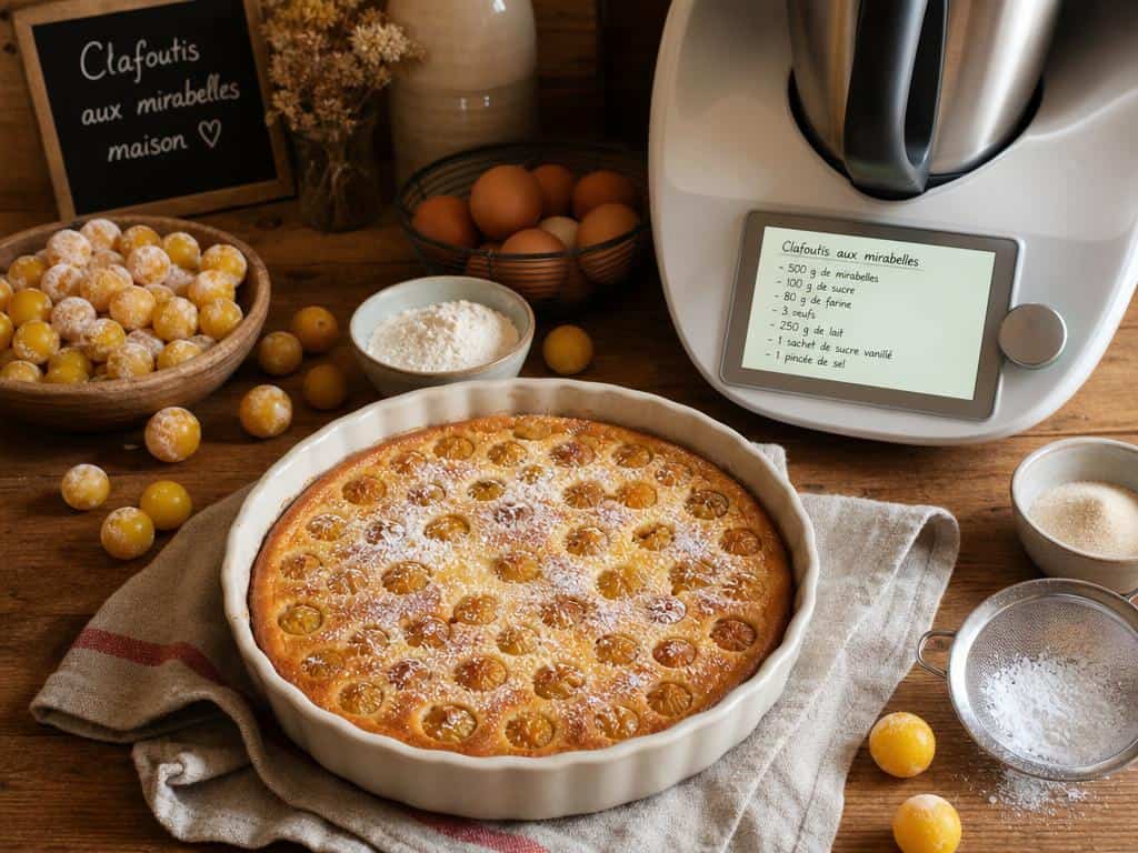 recette clafoutis aux mirabelles congelées