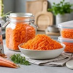 conserver des carottes rapées