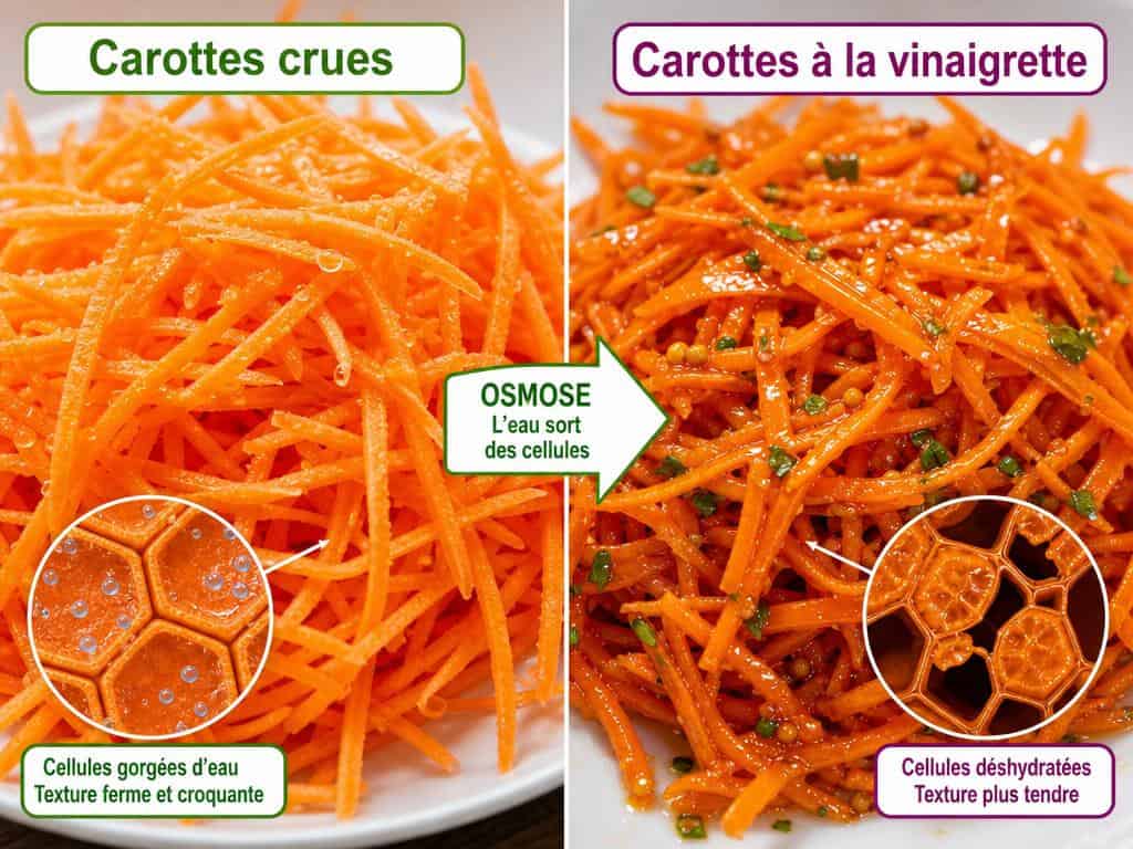 conservation des carottes rapées au frigo