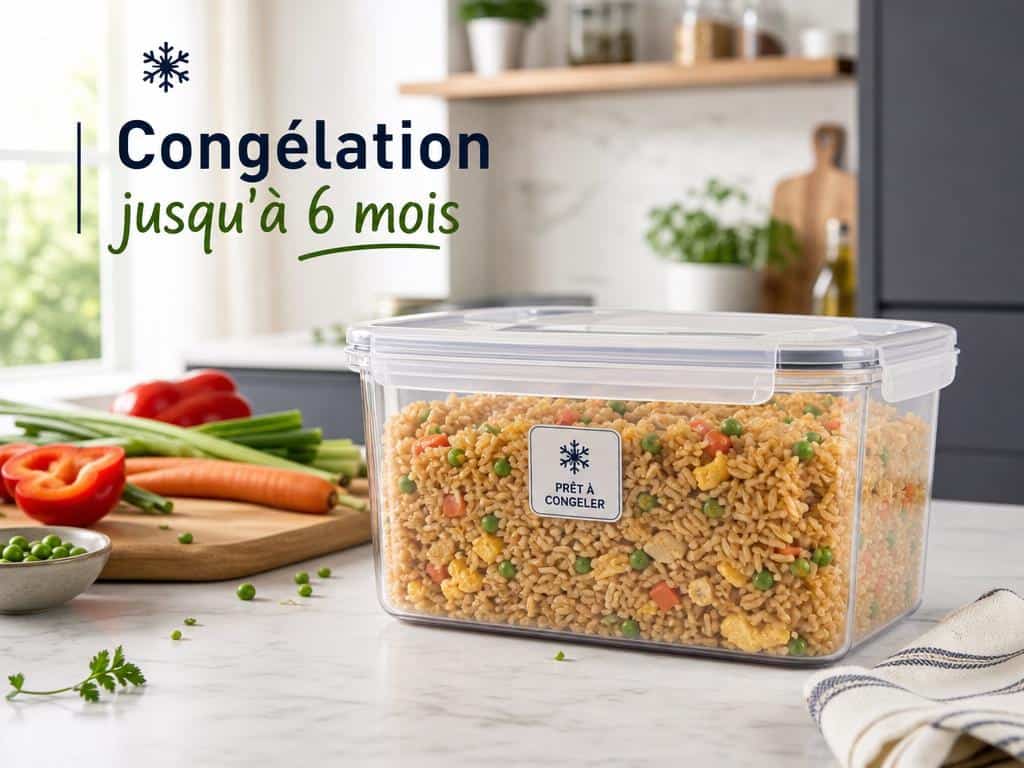 peut on congeler du riz cuit