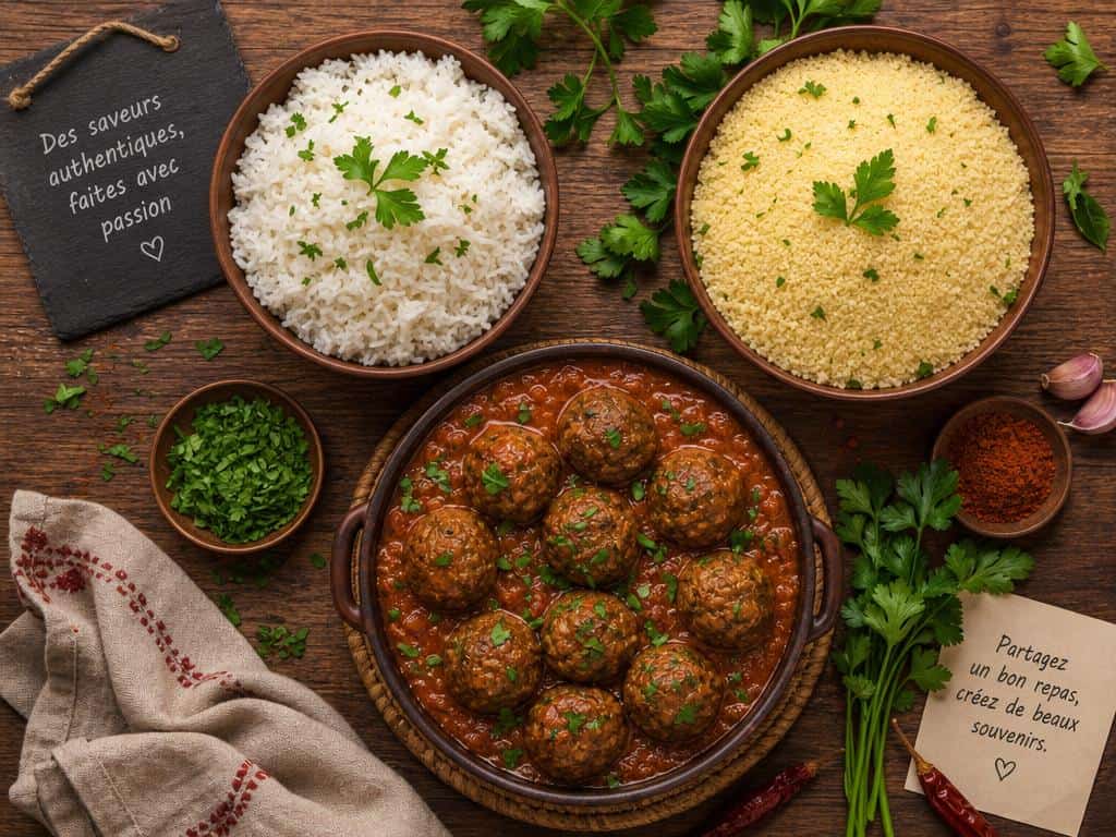 legumes pour accompagner kefta