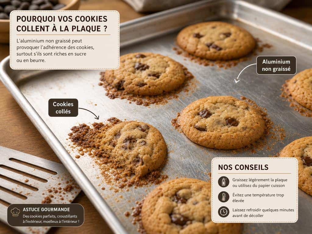 remplacer papier sulfurisé par aluminium pour cookies