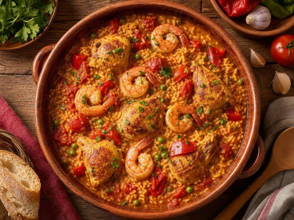 marmite de poulet au riz a l espagnol cookeo