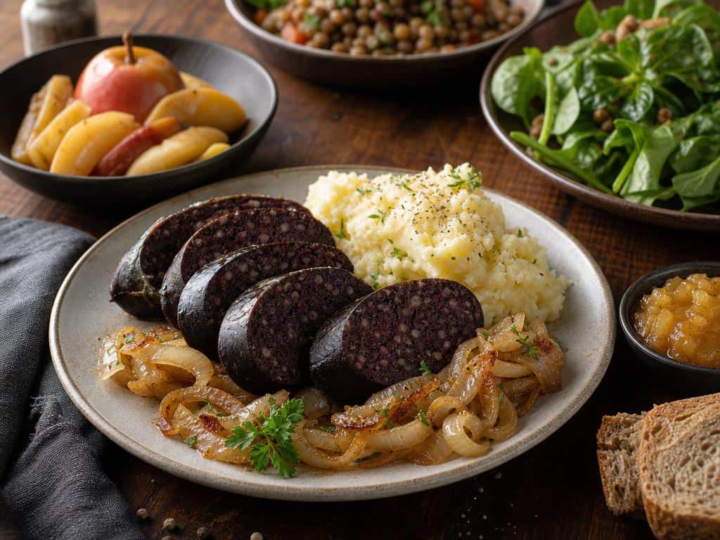 avec quoi manger du boudin noir