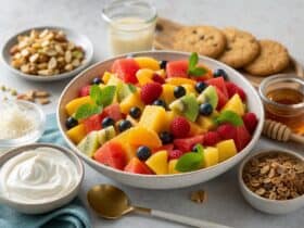 avec quoi peut on accompagner une salade de fruits