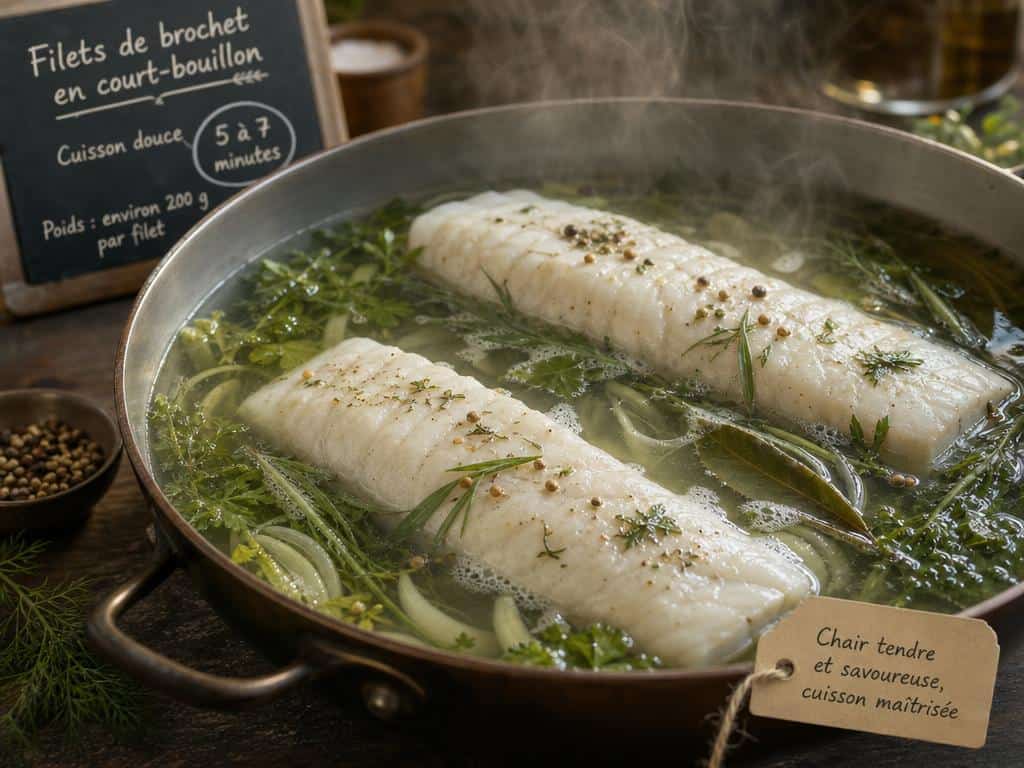 brochet au court bouillon mayonnaise