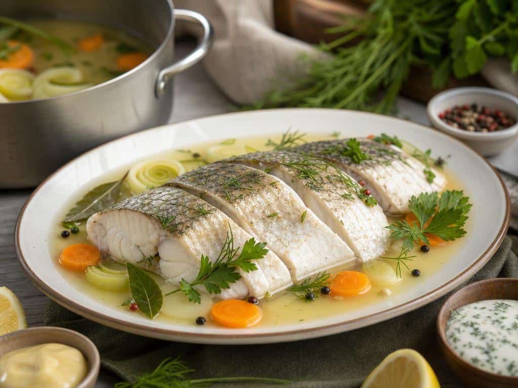 brochet au court bouillon