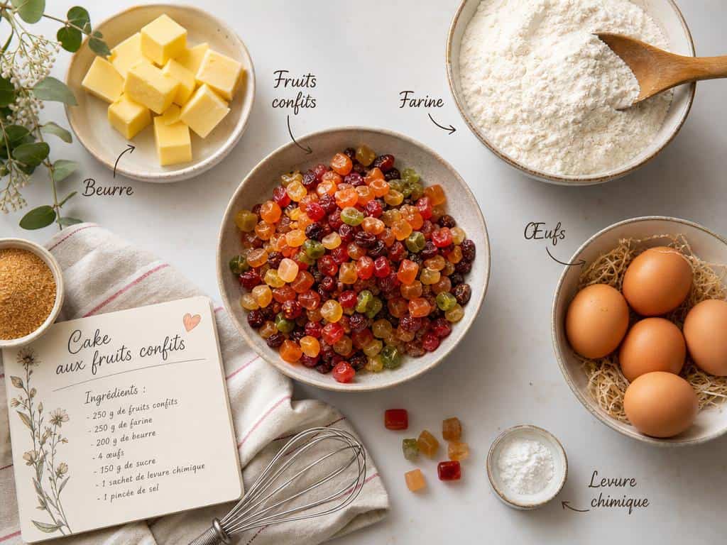 cake aux fruits confits de sophie dudemaine