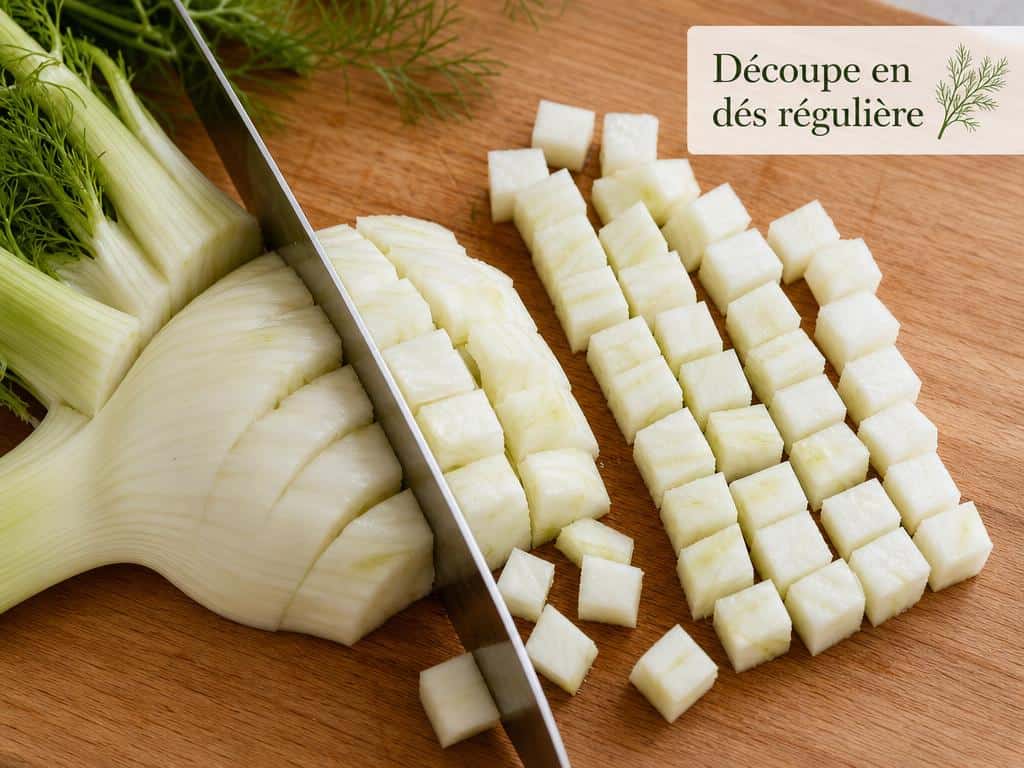 couper un fenouil en lamelle