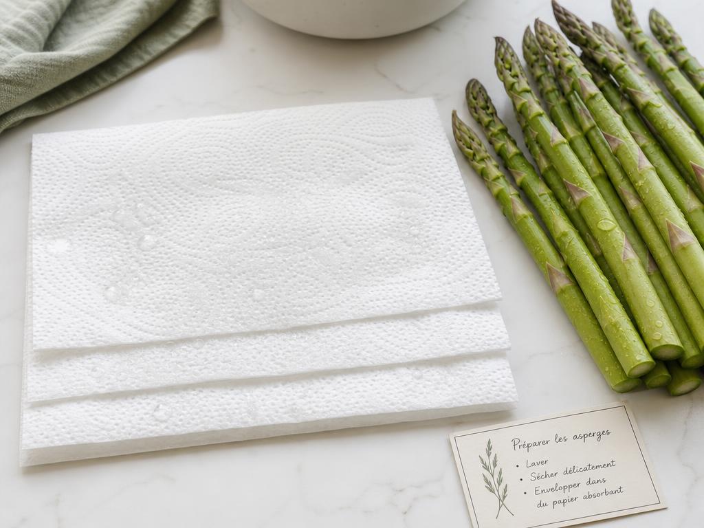cuisson asperges vertes micro ondes