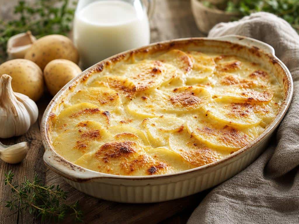 gratin dauphinois au lait sans crème