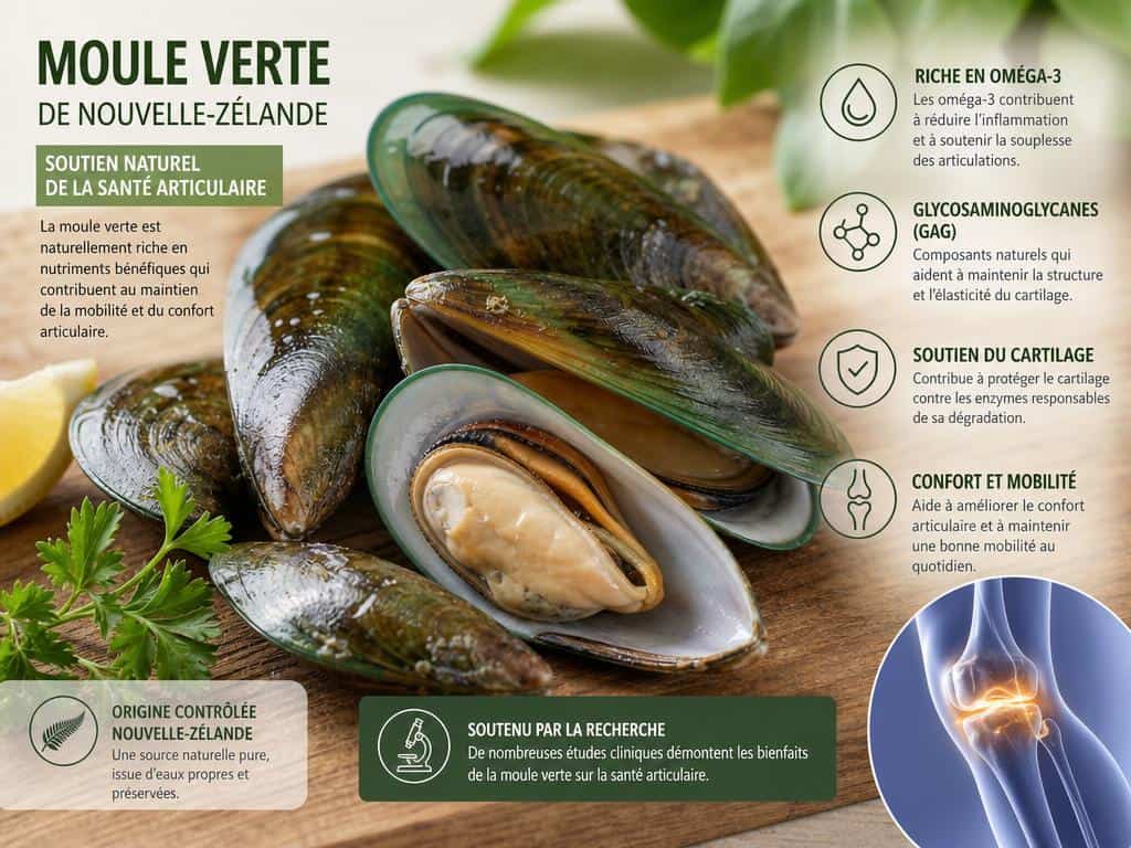 moule verte nouvelle-zélande pour humain