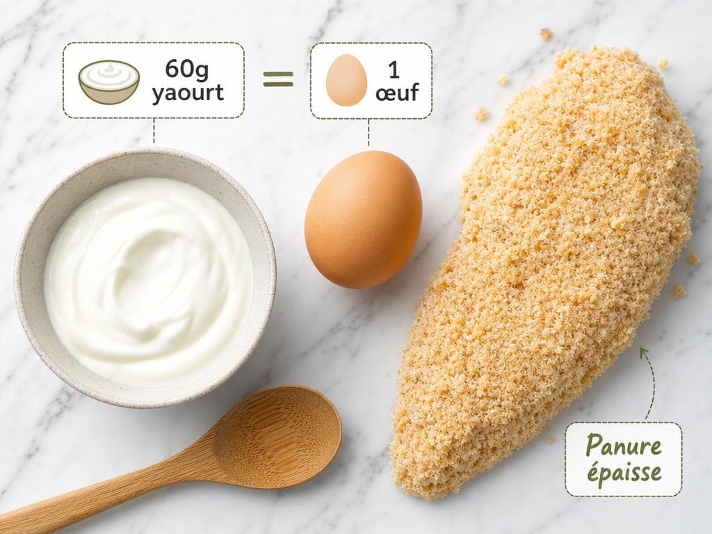 paner sans oeuf recette