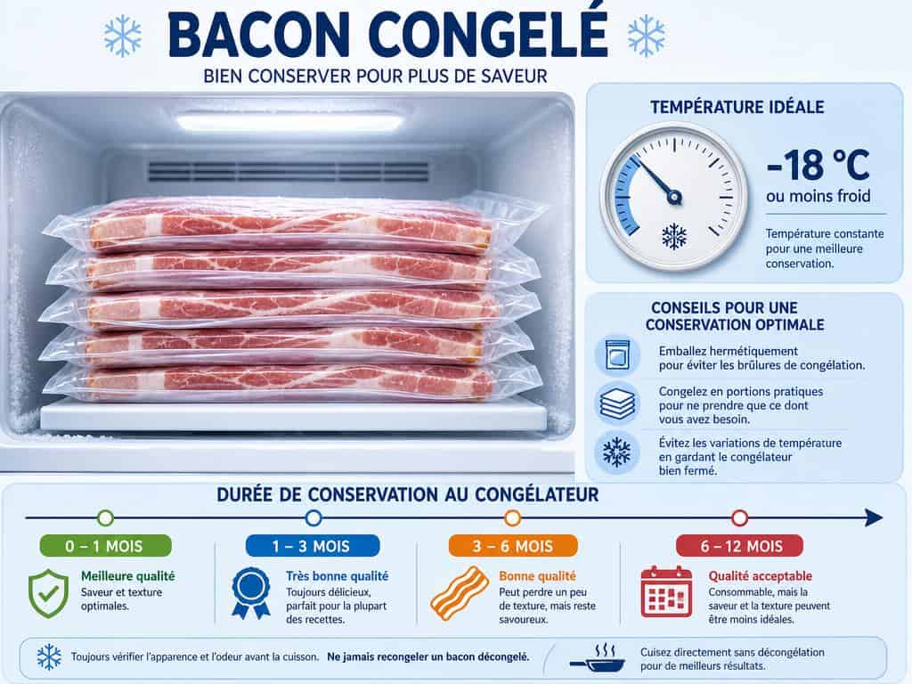 peut on congeler des lardons en barquette