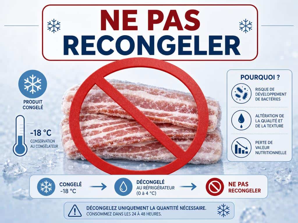 peut on congeler des lardons fumés