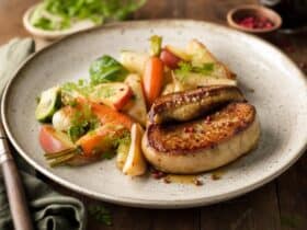 quel legumes avec foie gras poele