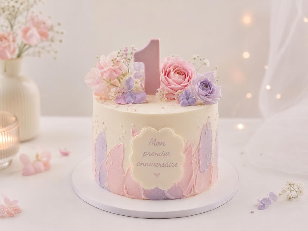 cake smash cake for baby girl