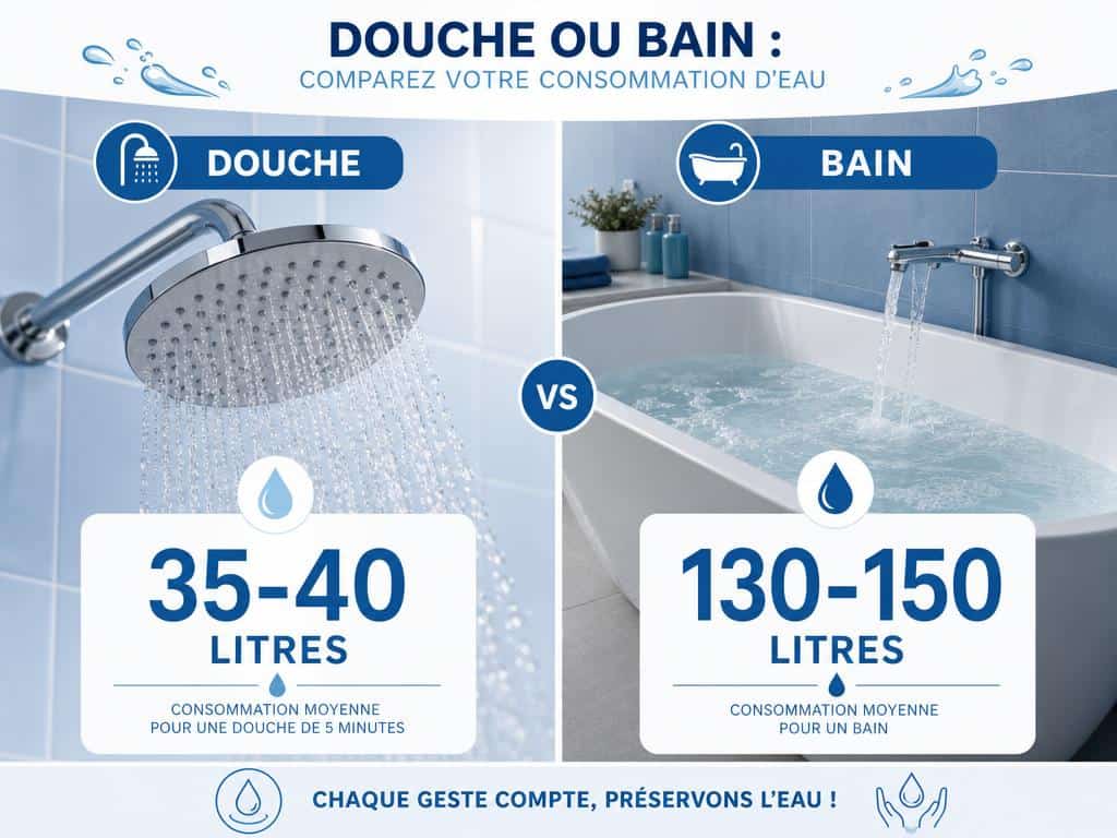 nombre de litres d eau bain