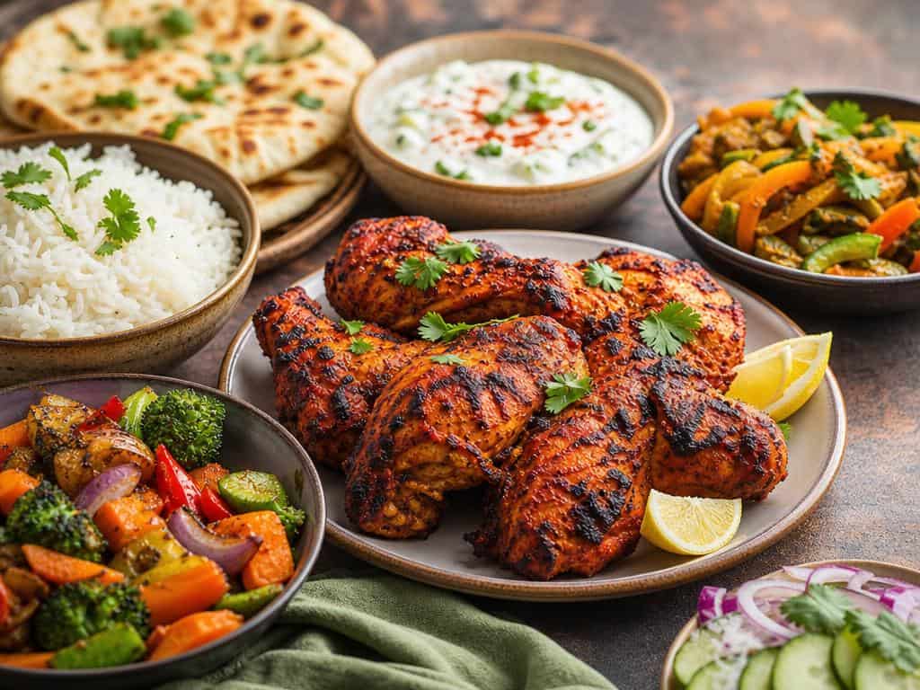 accompagnement poulet tandoori