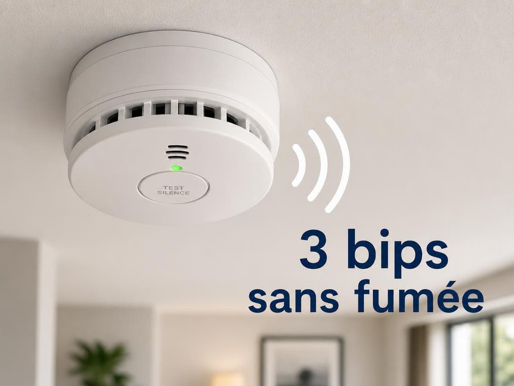 détecteur de fumée kidde 3 bip sans raison
