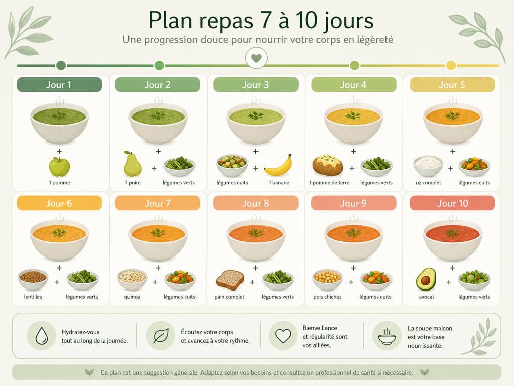 la soupe brûle graisse perdre 7 kg en 10 jours naturellement recette