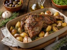 recette chevreau au four portugaise