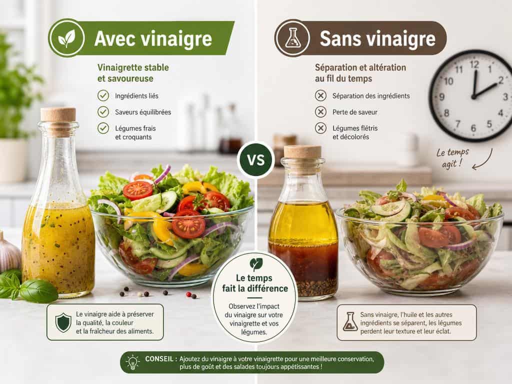 recette vinaigrette sans vinaigre