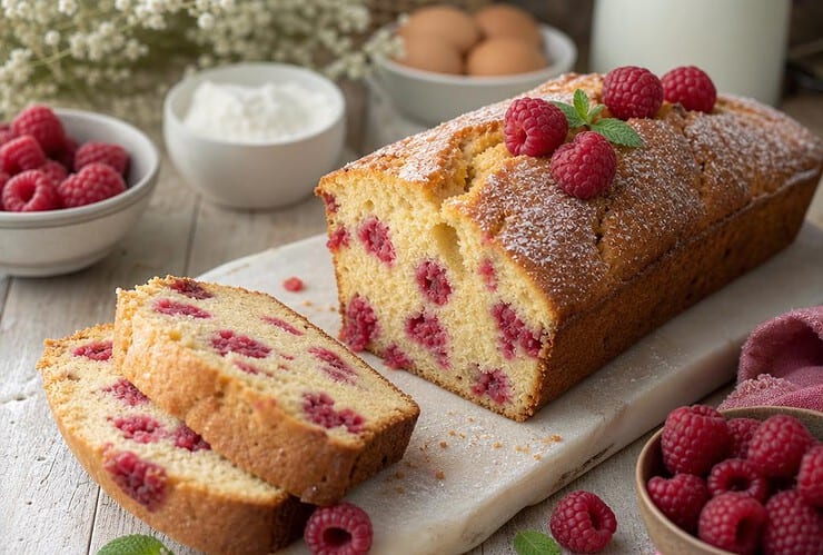 cake aux framboise