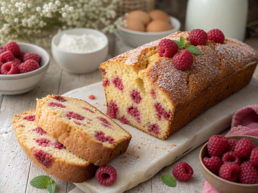 cake aux framboise