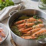 cuisson langoustine congelée court-bouillon