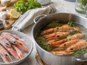 cuisson langoustine congelée court-bouillon
