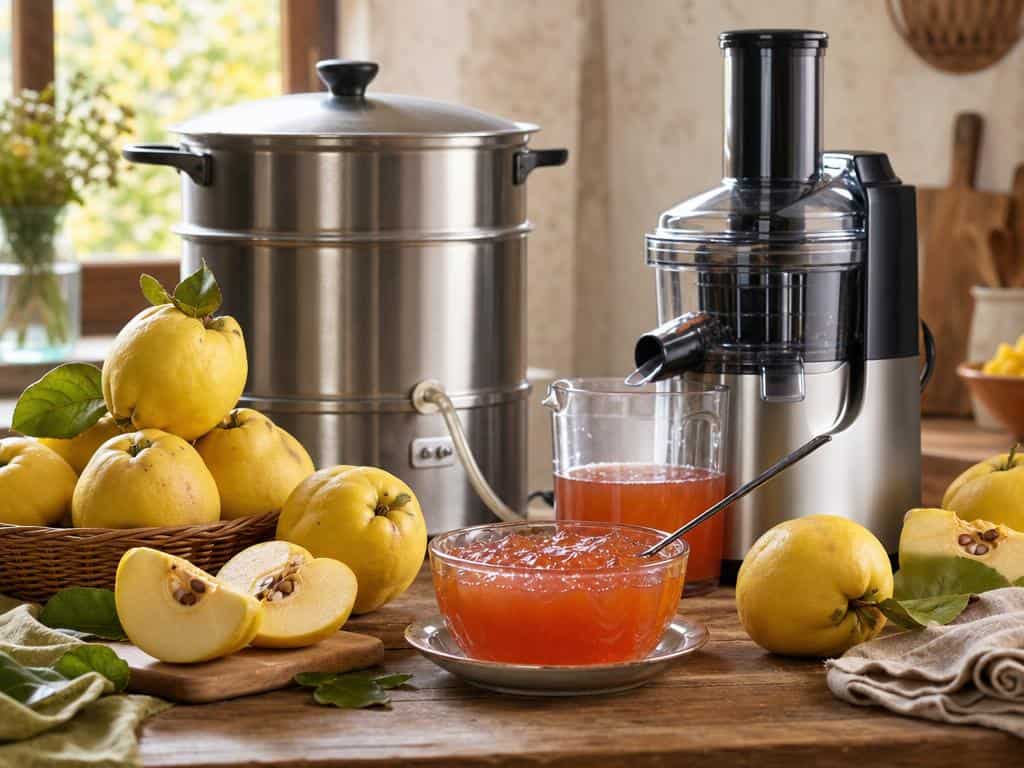extracteur de jus pour gelée de coing
