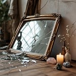 miroir qui tombe tout seul signification spirituelle