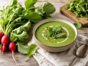 potage de fanes de radis