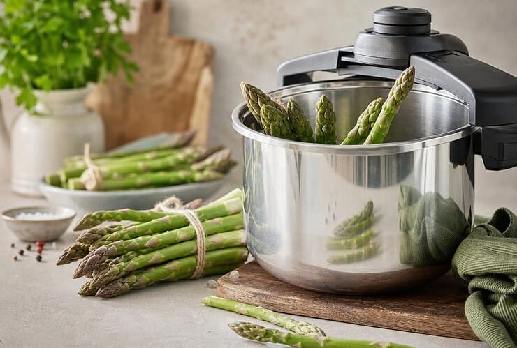 temps de cuisson des asperges à la cocotte minute