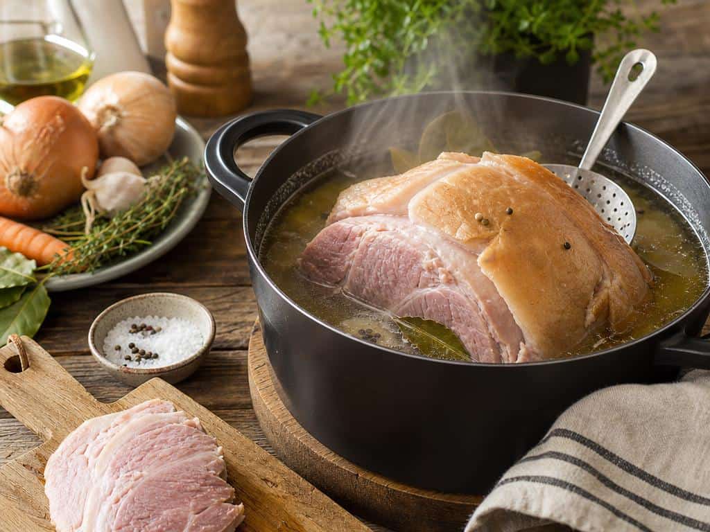 temps de cuisson palette demi-sel à l'eau