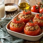 tomates farcies riz au four